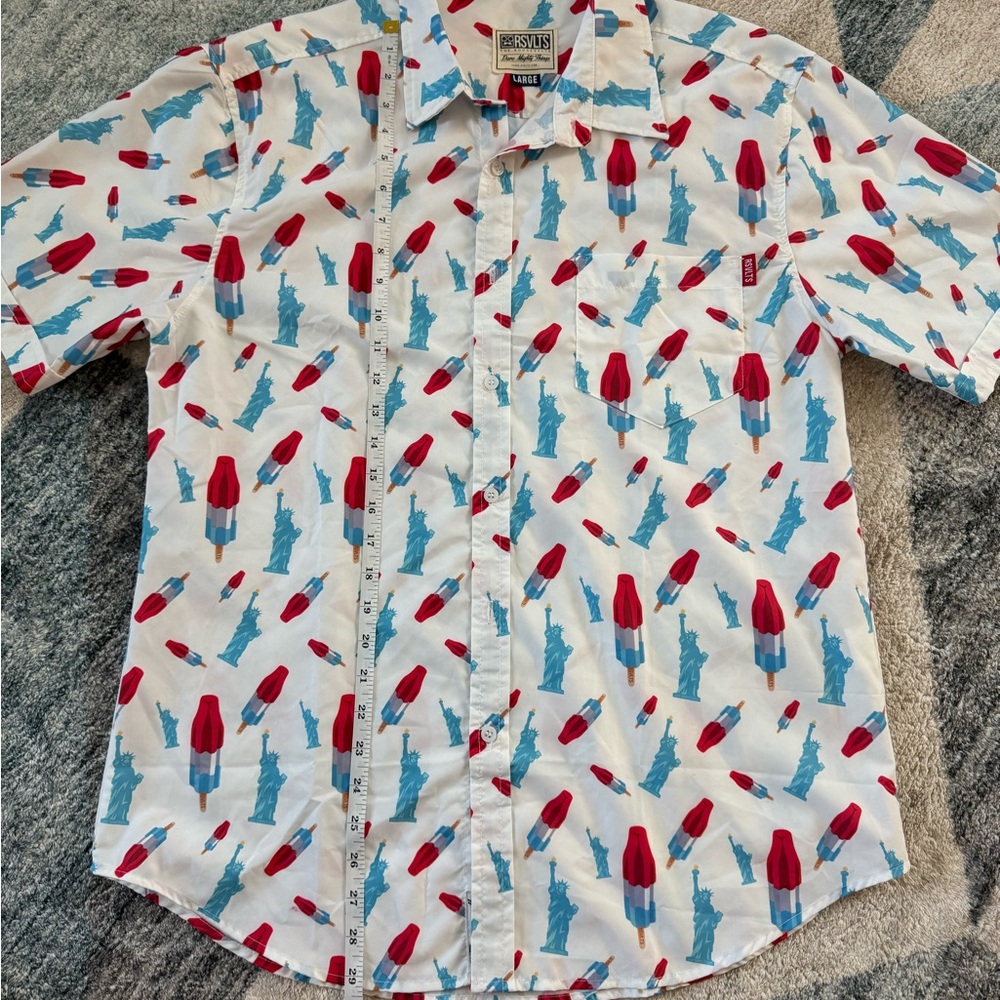 RSVLTS Red and Blue Popsicle Liberty Shirt “rocket pops”